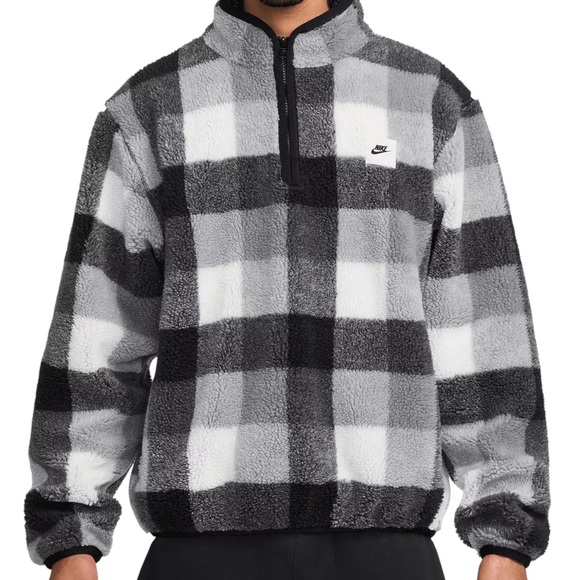 Nike Men's Club Winterized 1/2 Zip Pullover - Picture 1 of 3